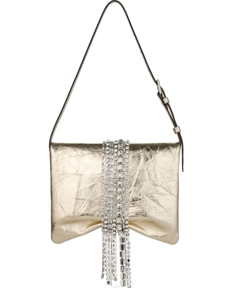 Jimmy Choo Zandra Schultertasche - Gold Gold