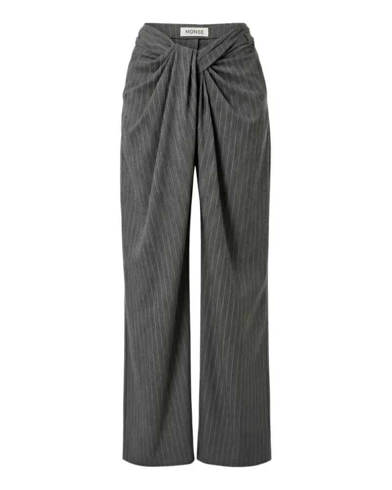 Monse twist-detail trousers - Grau Grau
