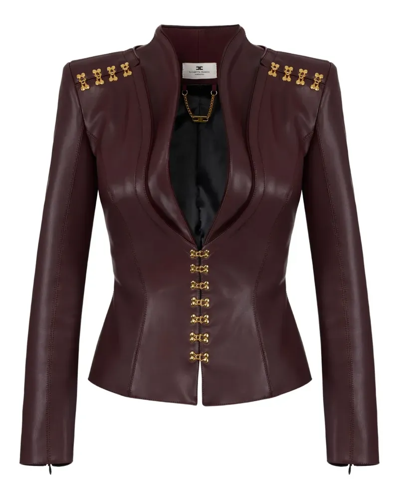 Elisabetta Franchi Strukturierter Blazer - Braun Braun