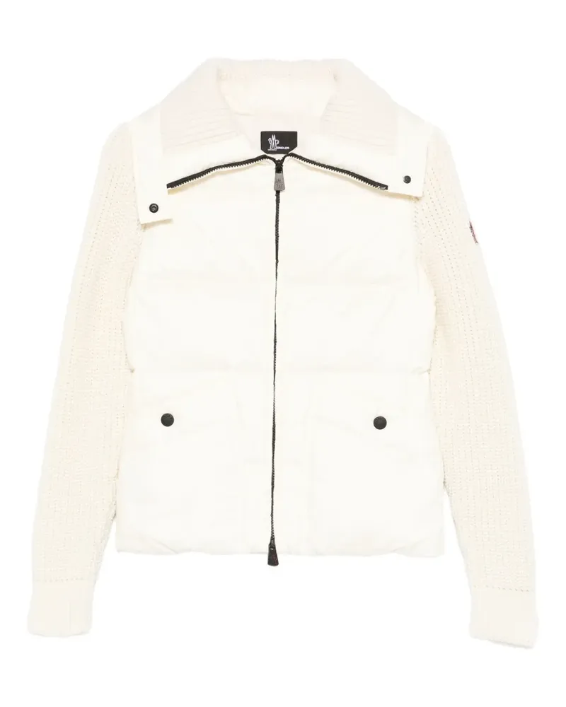 Moncler Gefütterte Jacke mit Reißverschluss - Weiß Weiß