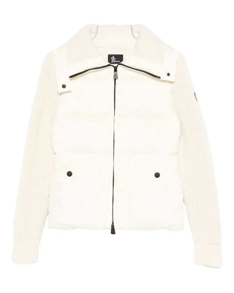 Moncler zip-up puffer jacket - Weiß Weiß