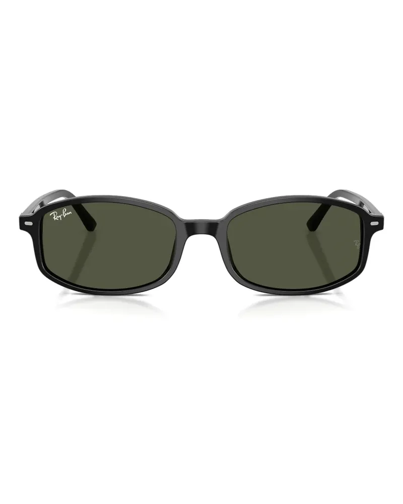 Ray Ban Sam Sonnenbrille mit eckigem Gestell - Schwarz Schwarz