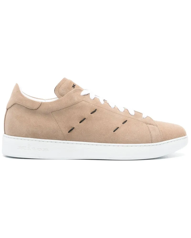 Kiton Sneakers aus Wildleder - Nude Nude