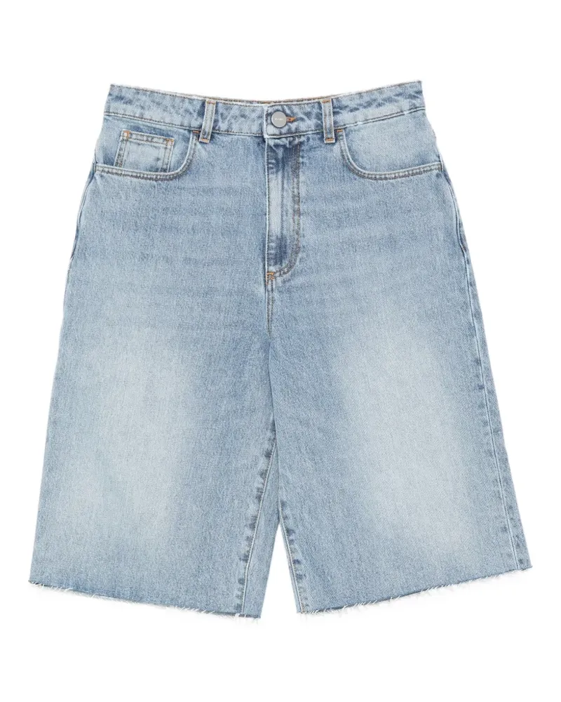Róhe Shorts mit Gürtelschlaufen - Blau Blau