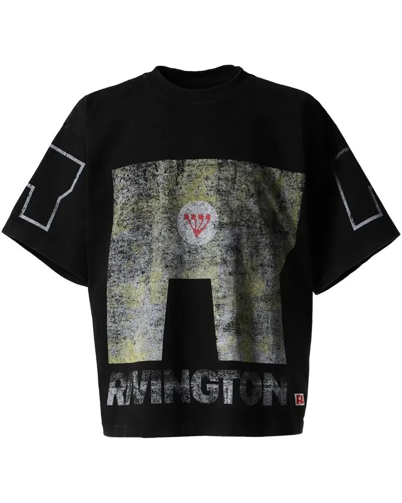 RRR123 Nature Os Man CVA T-Shirt - Schwarz Schwarz