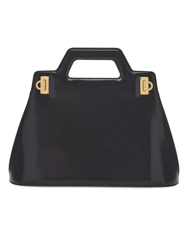 Ferragamo Klassische Handtasche Schwarz