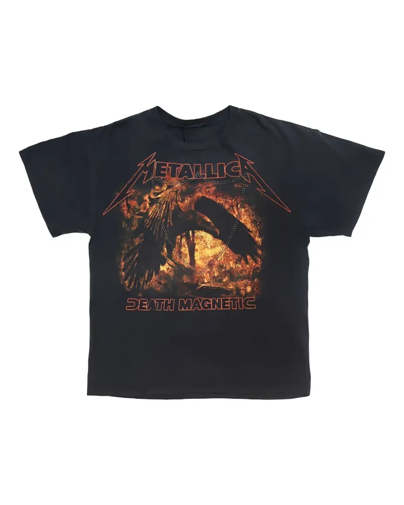 HTC Hollywood Trading Company T-Shirt mit Metallica-Print - Schwarz Schwarz