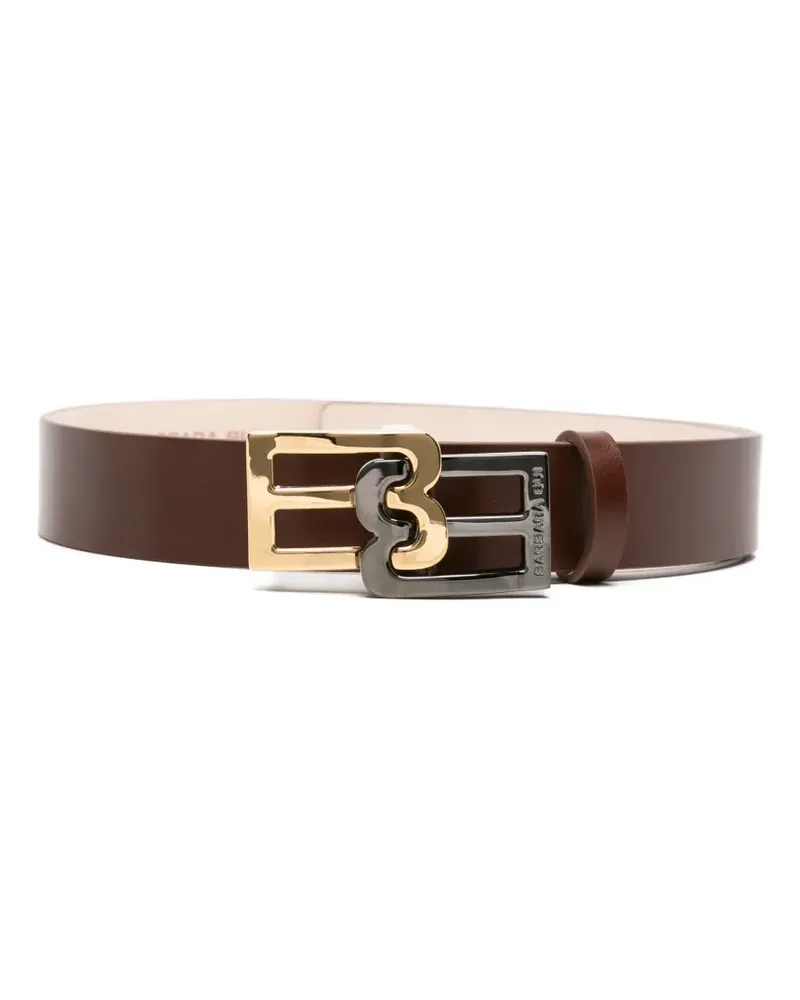 Barbara Bui logo-buckle belt - Braun Braun