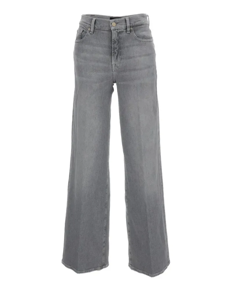 7 for all mankind Luxe Vintage Wide-Leg-Jeans - Grau Grau