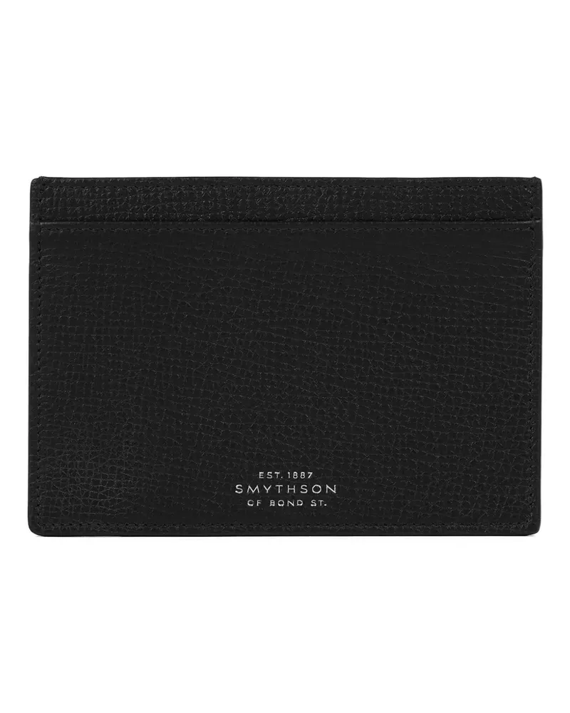 Smythson Ludlow Pass-Etui - Schwarz Schwarz