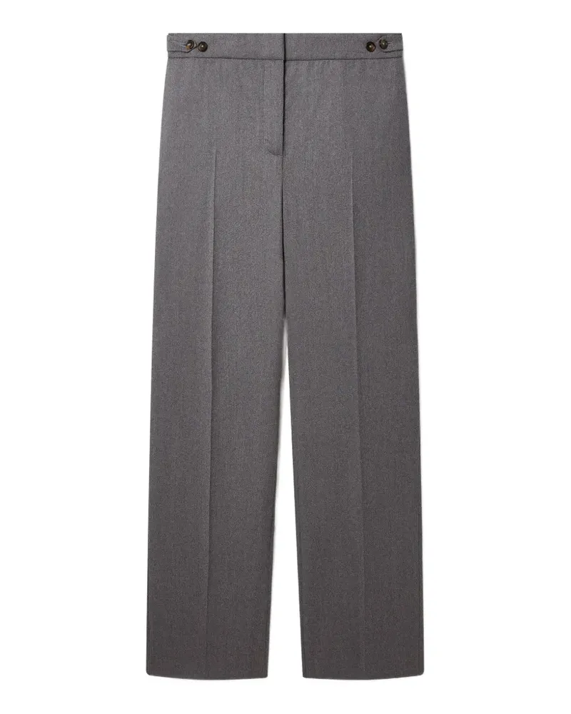 Stella McCartney Geknöpfte Hose mit Bügelfalten - Grau Grau