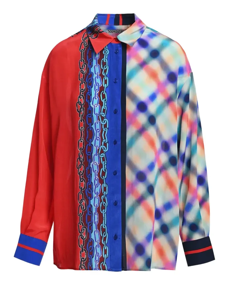 Essentiel King Oversized-Hemd - Rot Rot