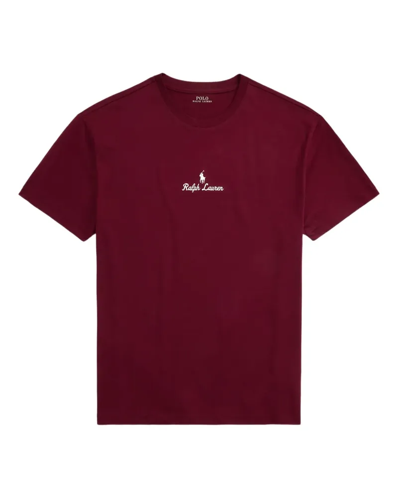 Ralph Lauren T-Shirt mit Logo-Verzierung - Rot Rot