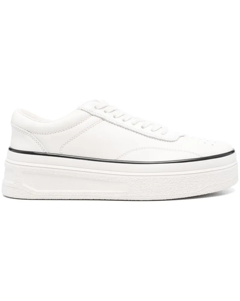 Jil Sander Sneakers mit Plateausohle - Weiß Weiß