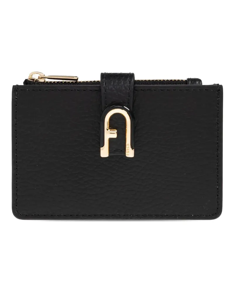 Furla Idea logo-plaque wallet - Schwarz Schwarz
