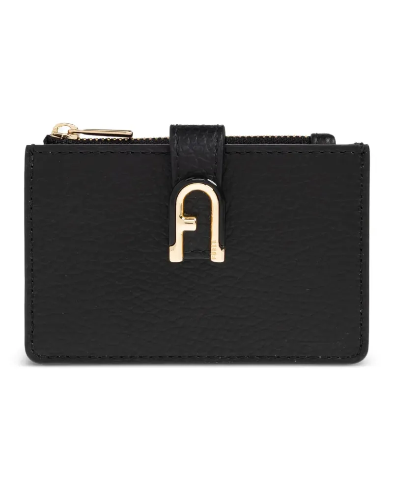 Furla Idea logo-plaque wallet - Schwarz Schwarz