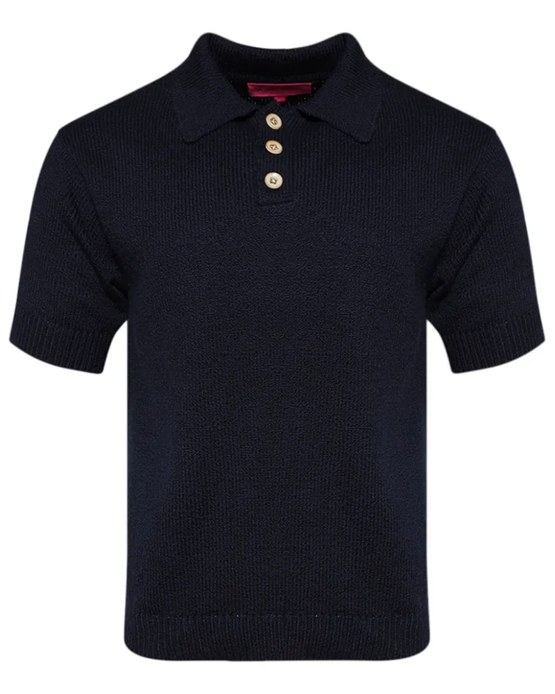 The Elder Statesman Nora Poloshirt - Blau Blau