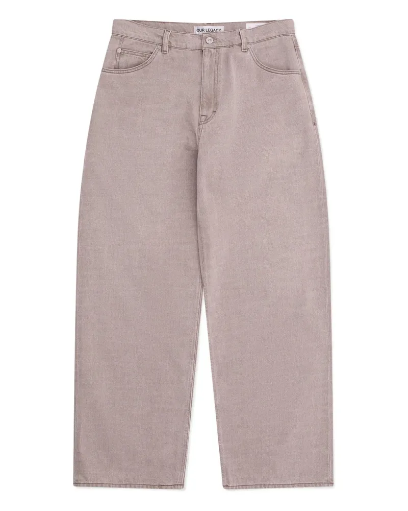 Our Legacy Gerade Jeans im Five-Pocket-Design - Nude Nude