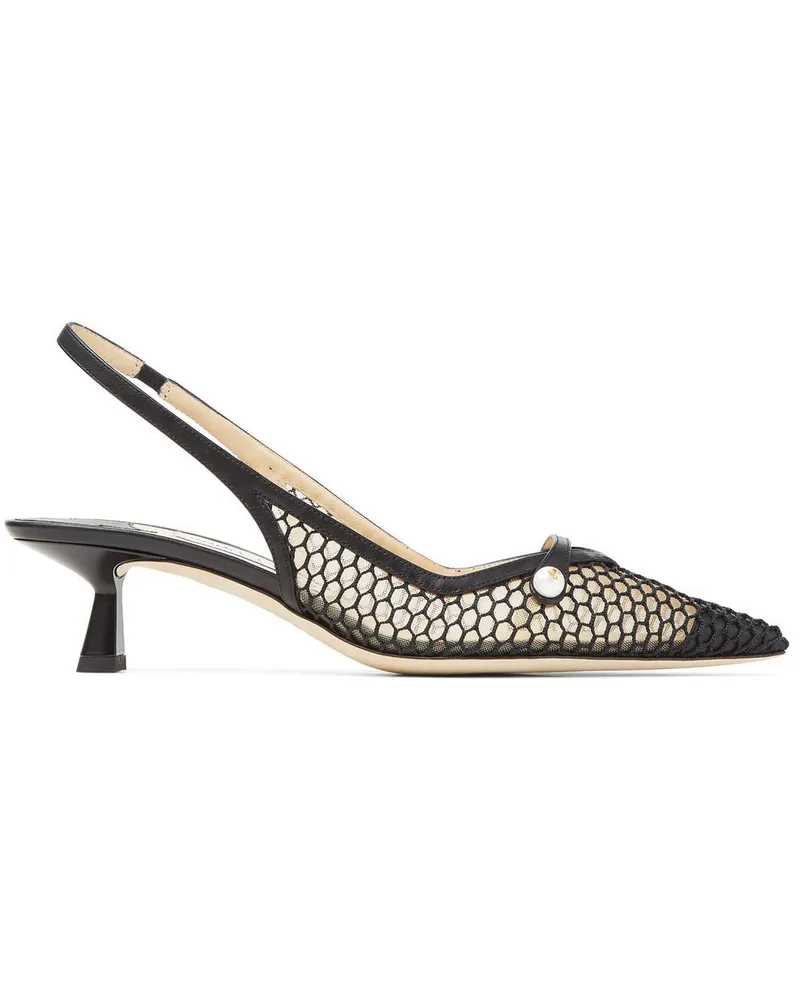 Jimmy Choo Amita Slingback-Pumps 45mm - Schwarz Schwarz