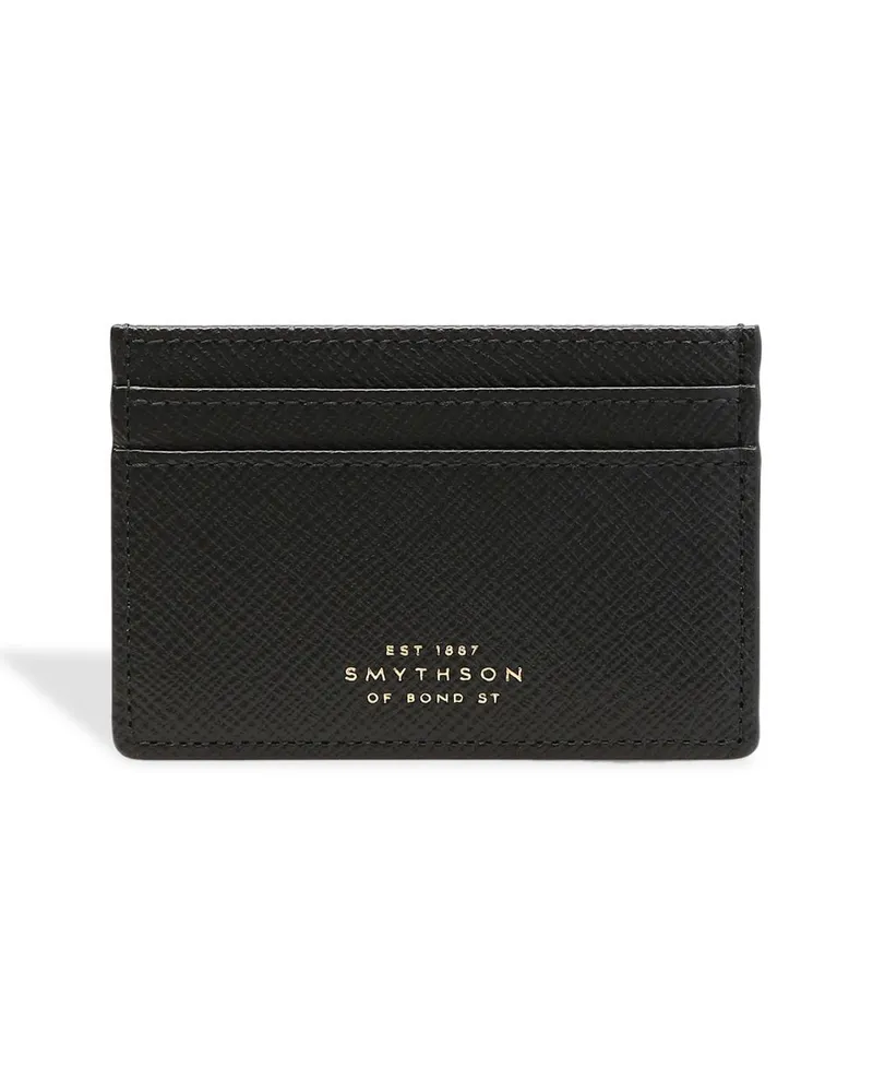 Smythson Panama Kartenetui - Schwarz Schwarz