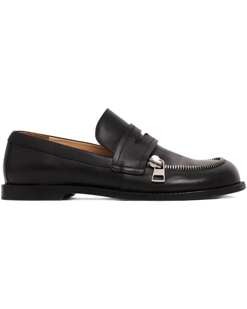 J.W.Anderson Loafer im Biker-Look - Schwarz Schwarz
