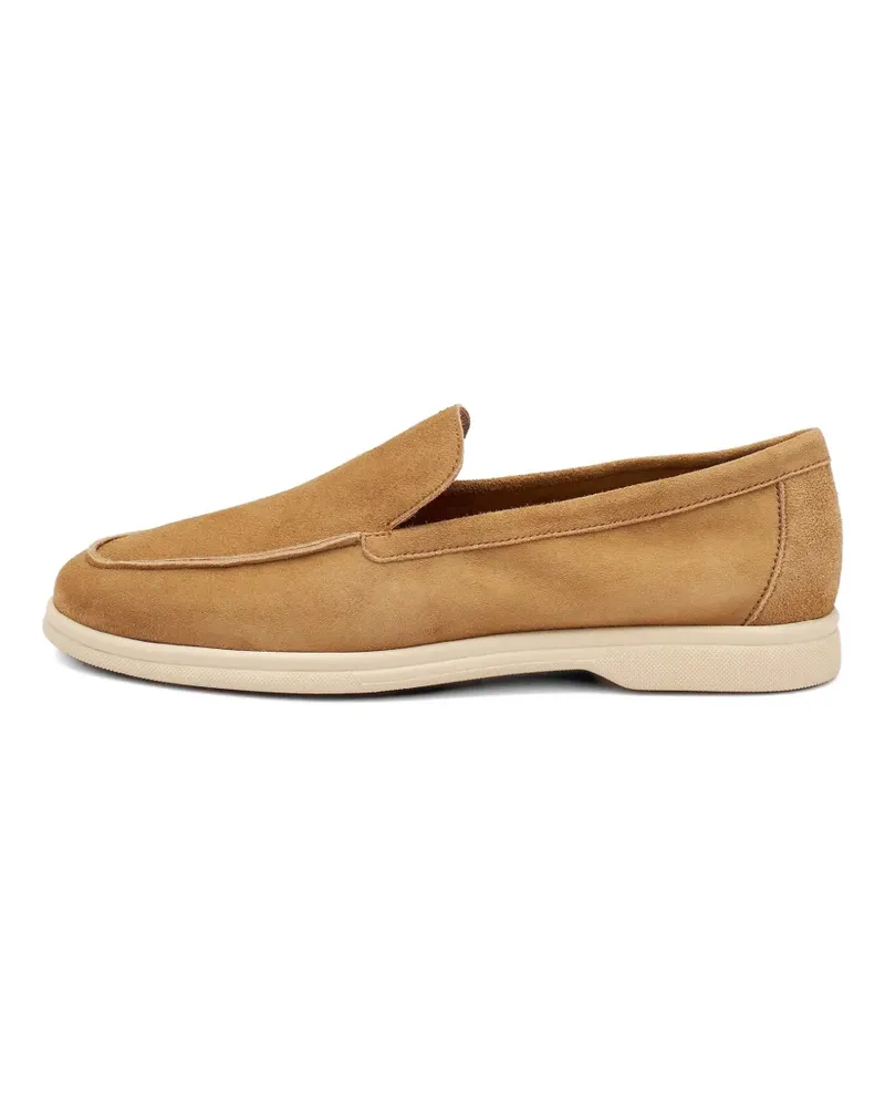 FRAU suede leather loafers - Nude Nude