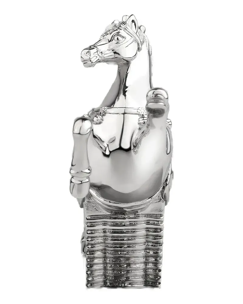 Shanghai Tang Tang horse bookend - Silber Silber