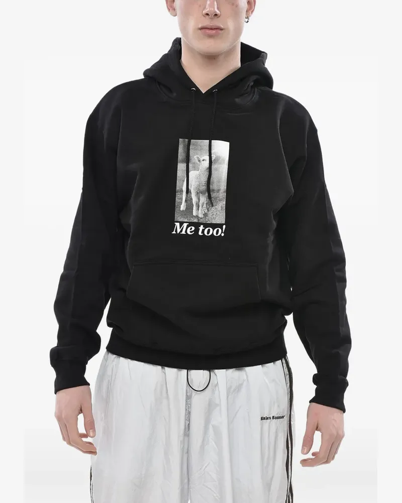 Polar Skate Co. Me Too! graphic-print drawstring hoodie - Schwarz Schwarz