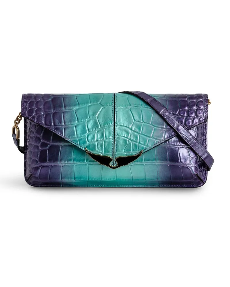 Zadig & Voltaire Borderline Clutch Blau