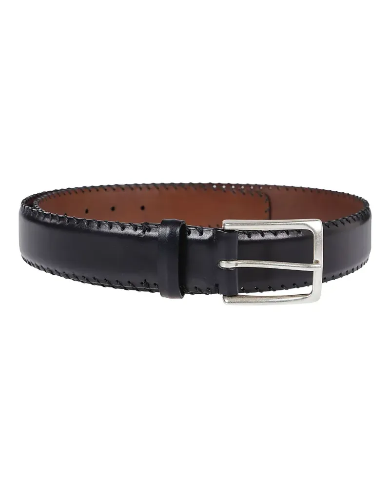 Reptile's House leather belt - Schwarz Schwarz