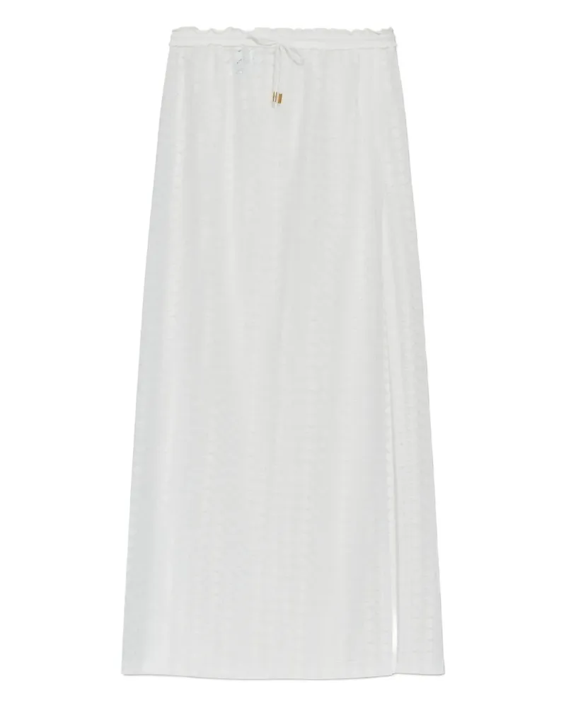 Melissa Odabash drawstring maxi skirt - Weiß Weiß