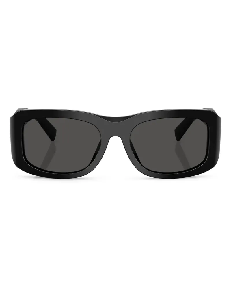 Dolce & Gabbana Sonnenbrille mit eckigem Gestell - Schwarz Schwarz