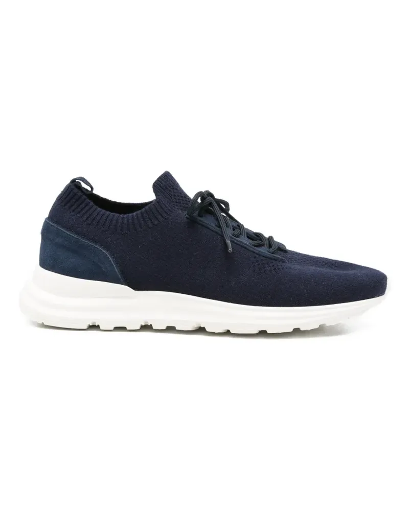 Eleventy Sneakers mit Kontrasteinsätzen - Blau Blau