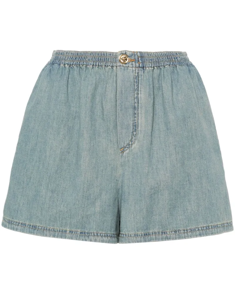 Moschino Ausgeblichene Jeans-Shorts - Blau Blau