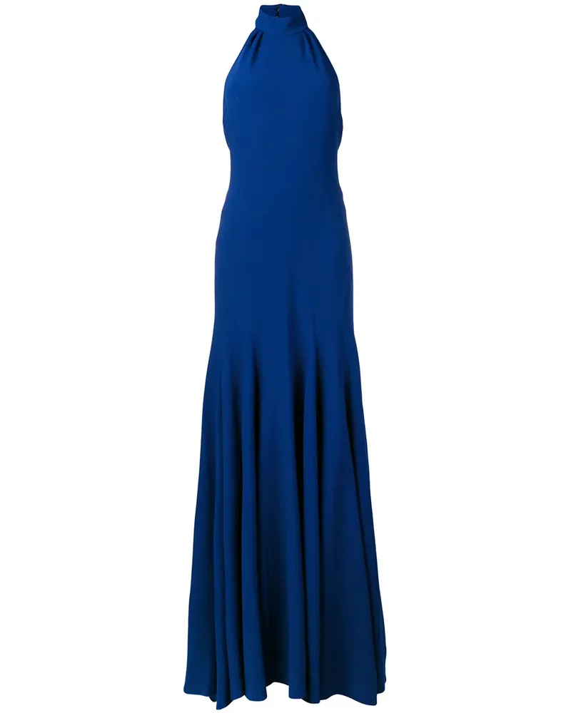 Stella McCartney Neckholder-Abendkleid - Blau Blau