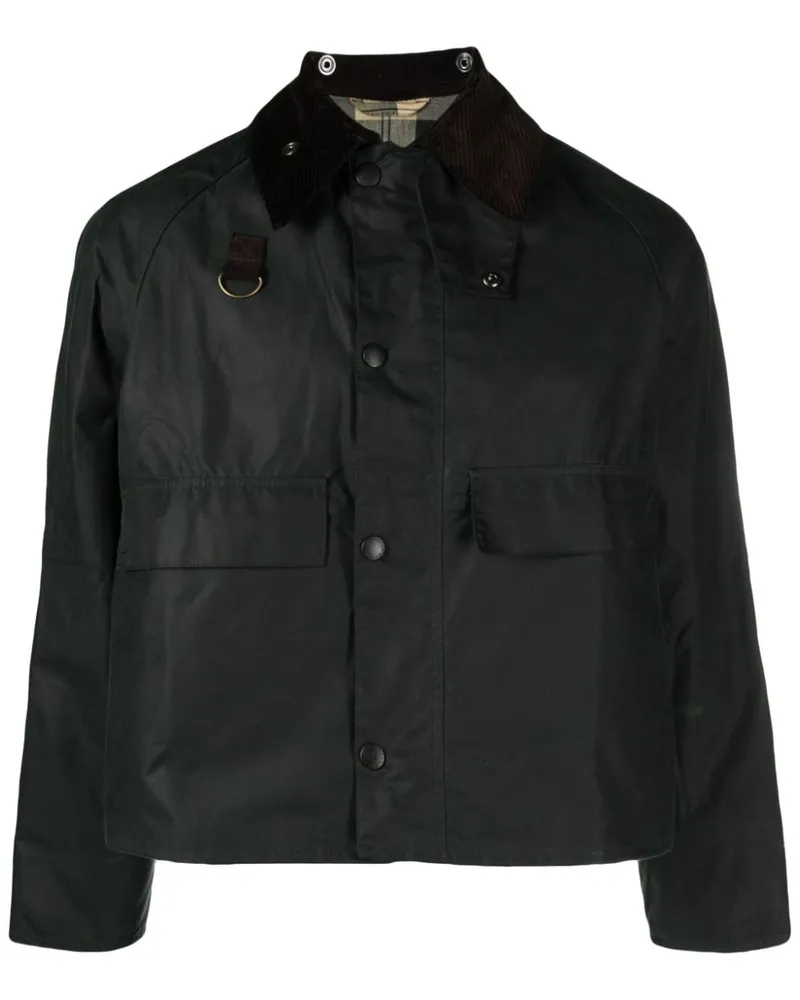 Barbour Gewachste Spey Jacke - Grün Grün
