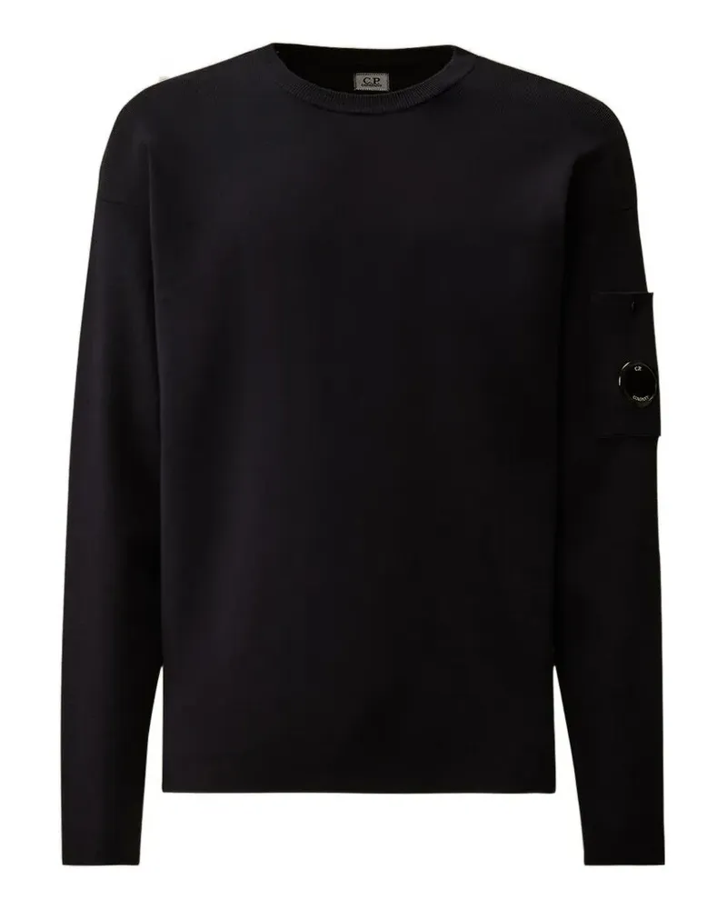C.P. Company Pullover mit Linsen-Patch - Blau Blau