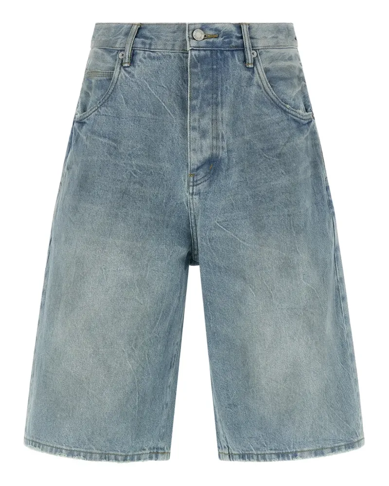 PURPLE BRAND stone-washed bermuda shorts - Blau Blau