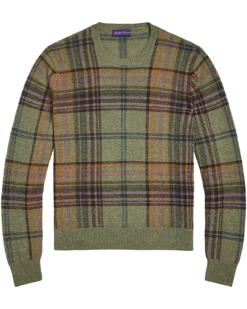 Ralph Lauren Karierter Pullover - Grün Grün