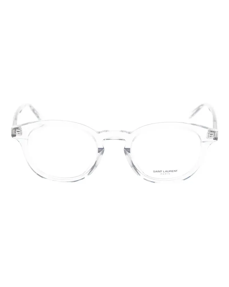 Saint Laurent Brille mit rundem Gestell - Weiß Weiß