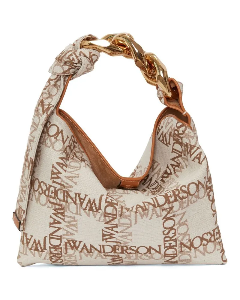 J.W.Anderson Kleine Handtasche mit Kettendetail Nude