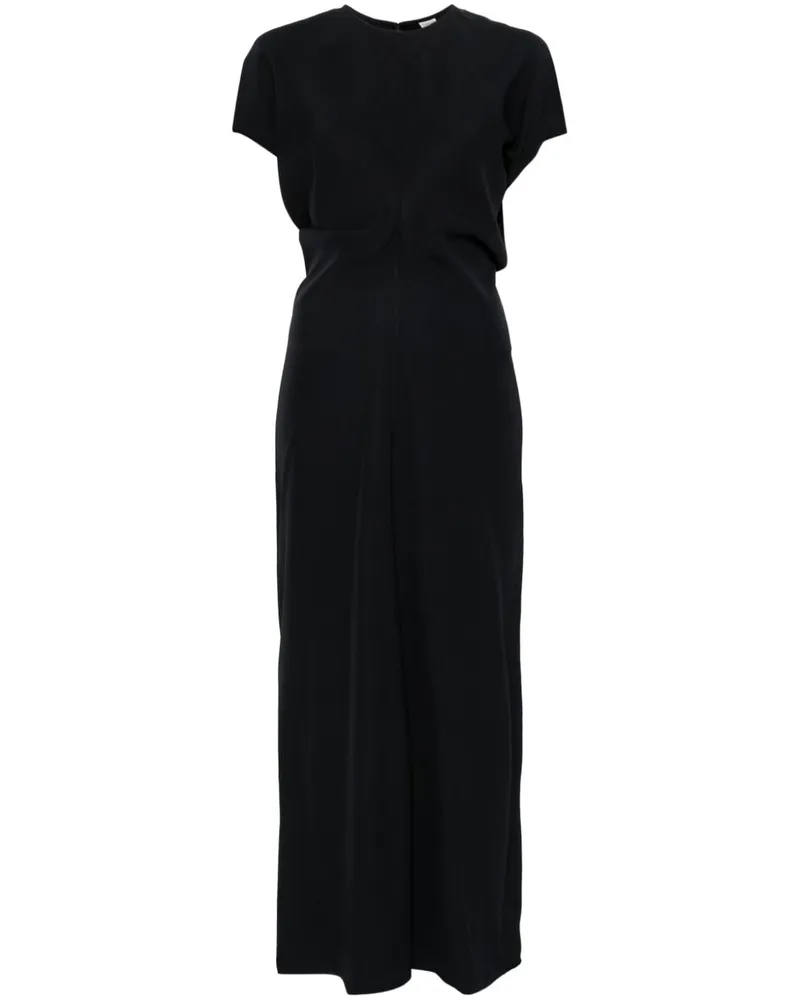 Totême Slouch Waist Maxikleid - Blau Blau