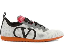 Perforierte Chromathon Sneakers - Weiß