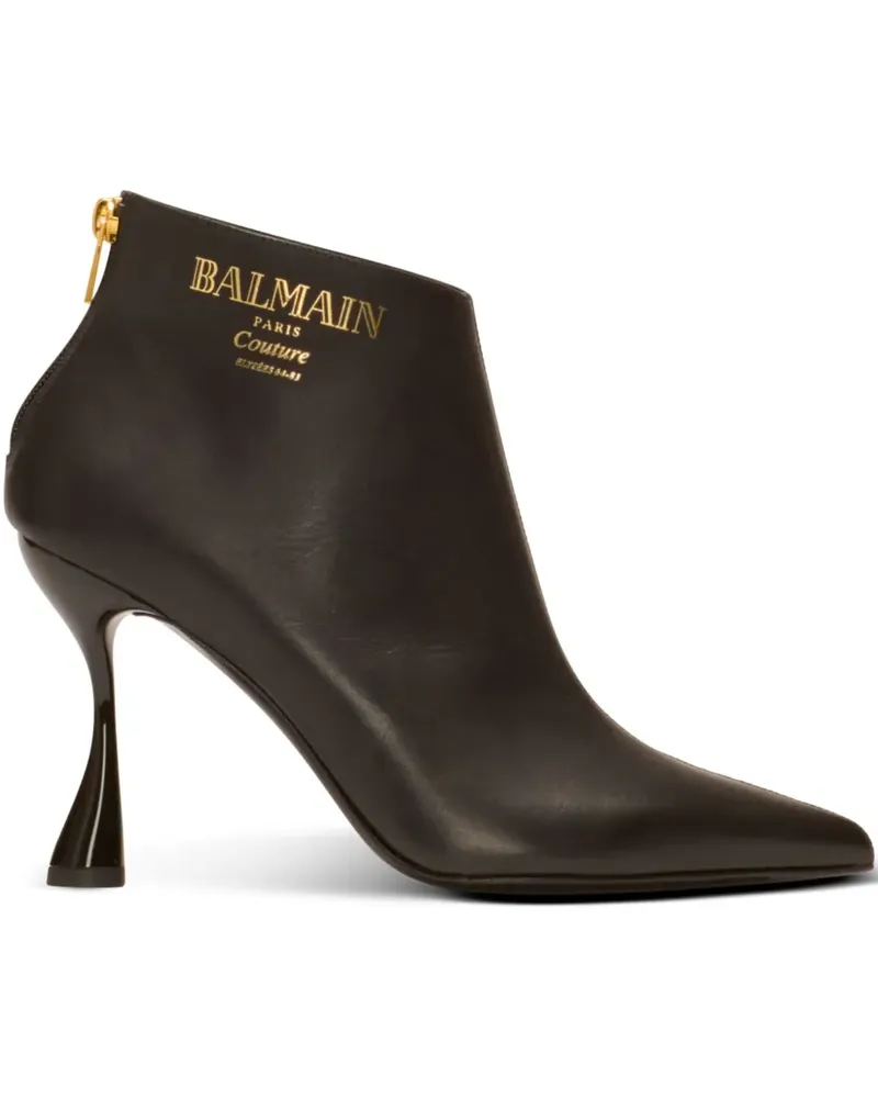 Balmain Eden Stiefeletten 95mm - Schwarz Schwarz
