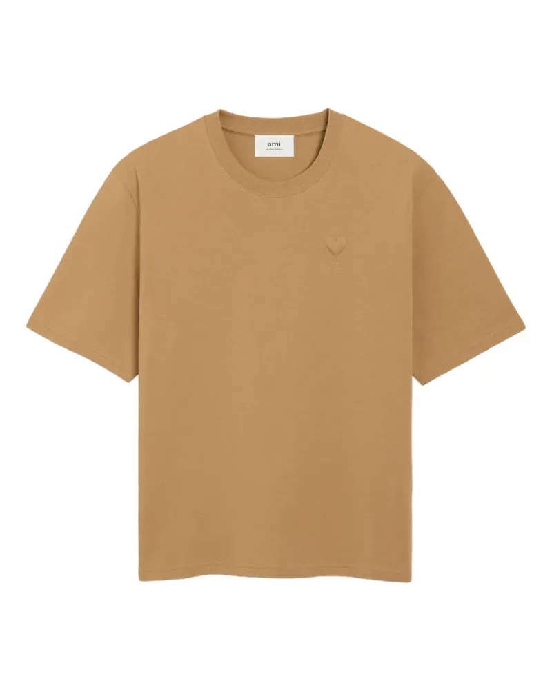 AMI Paris Ami de Coeur T-Shirt - Braun Braun