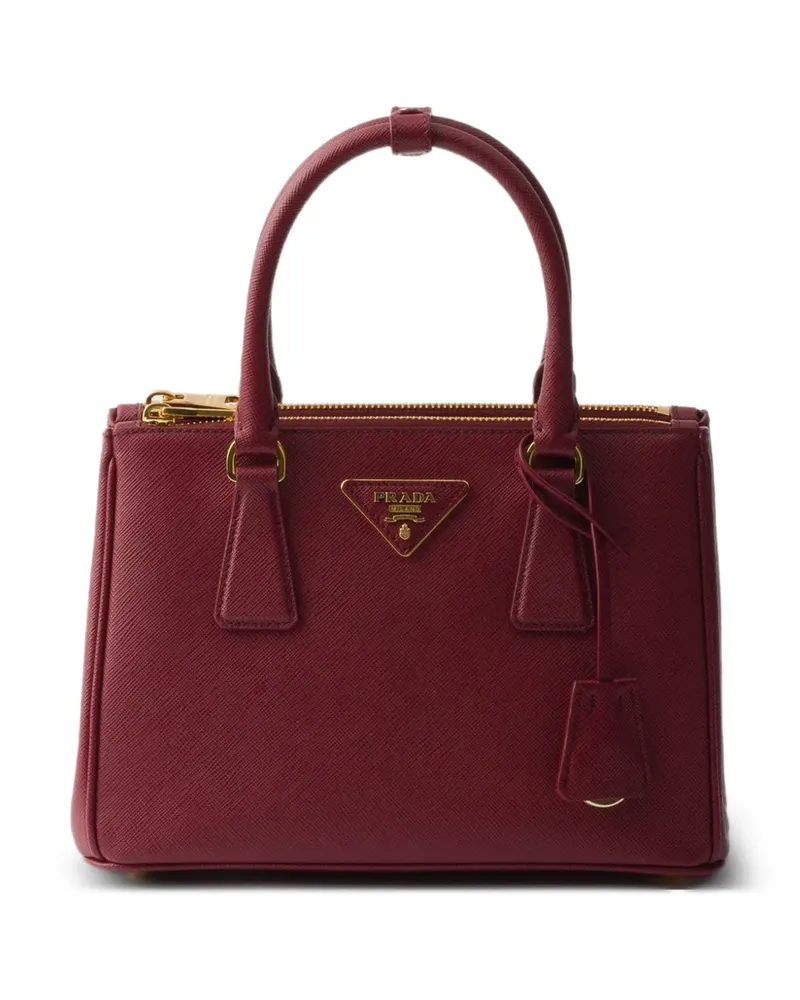 Prada Kleine Galleria Handtasche - Rot Rot