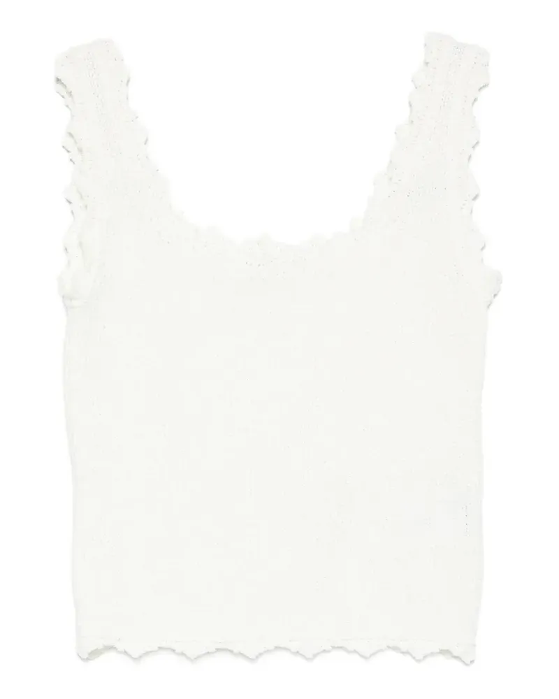 LOW CLASSIC lace sleeveless top - Nude Nude