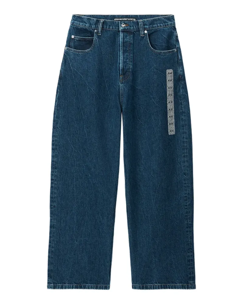 Alexander Wang Jeans mit grafischem Print - Blau Blau