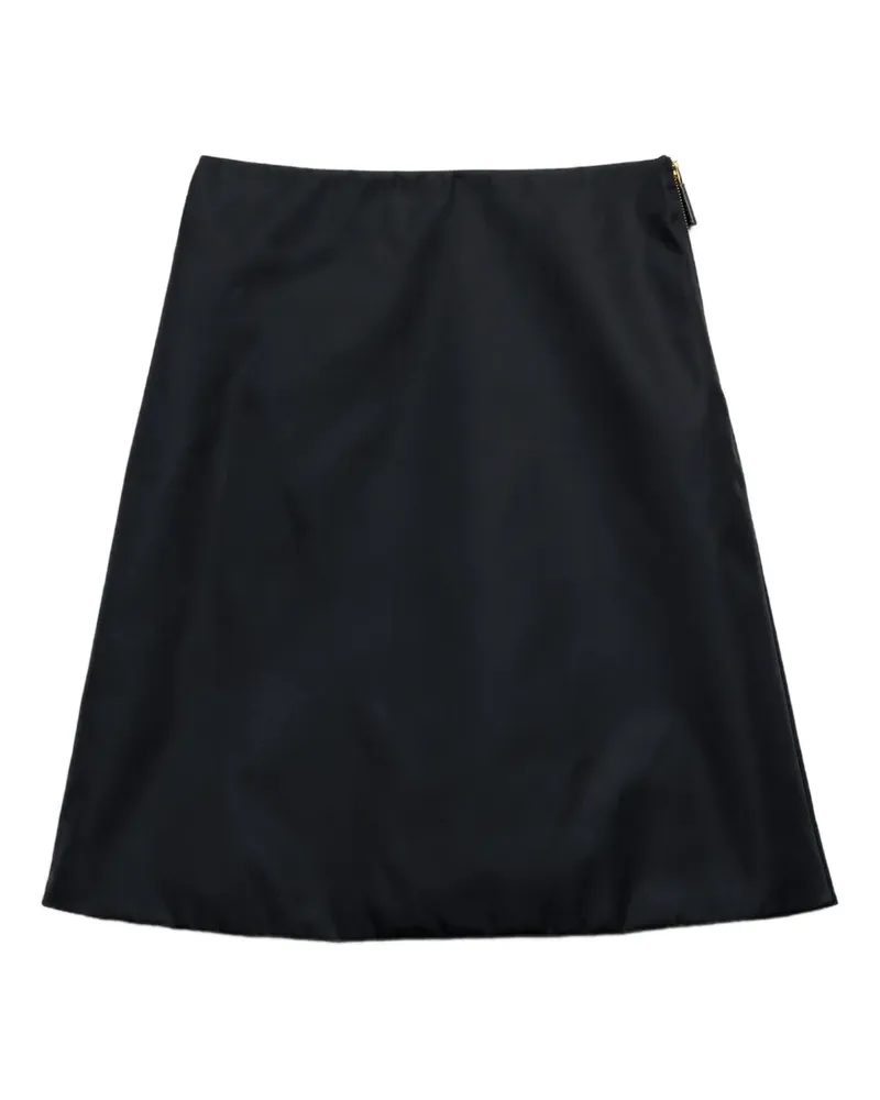 Prada Rock mit dreieckigem Logo - Schwarz Schwarz