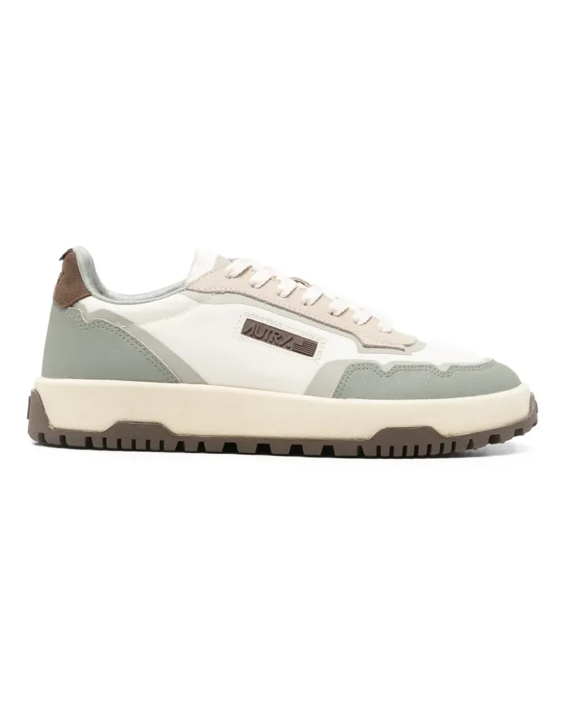 AUTRY panelled lace-up sneakers - Weiß Weiß